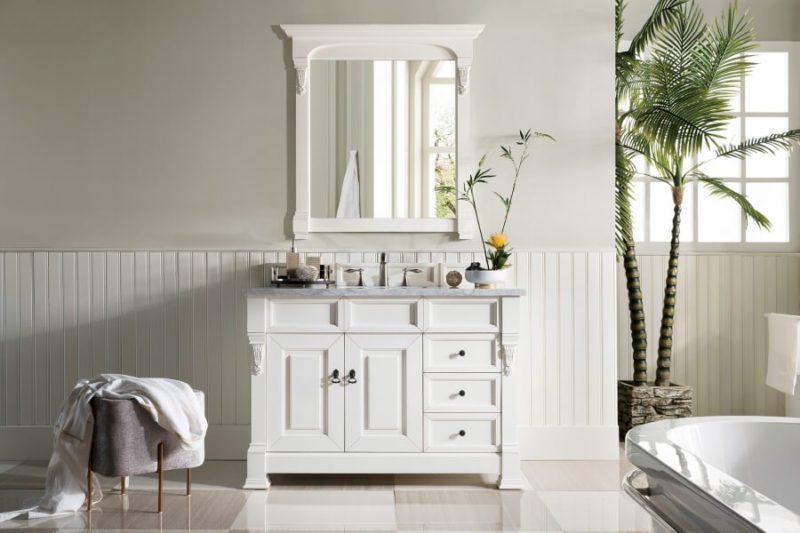 48 Inch Single Sink Bathroom Vanity with Choice of Top