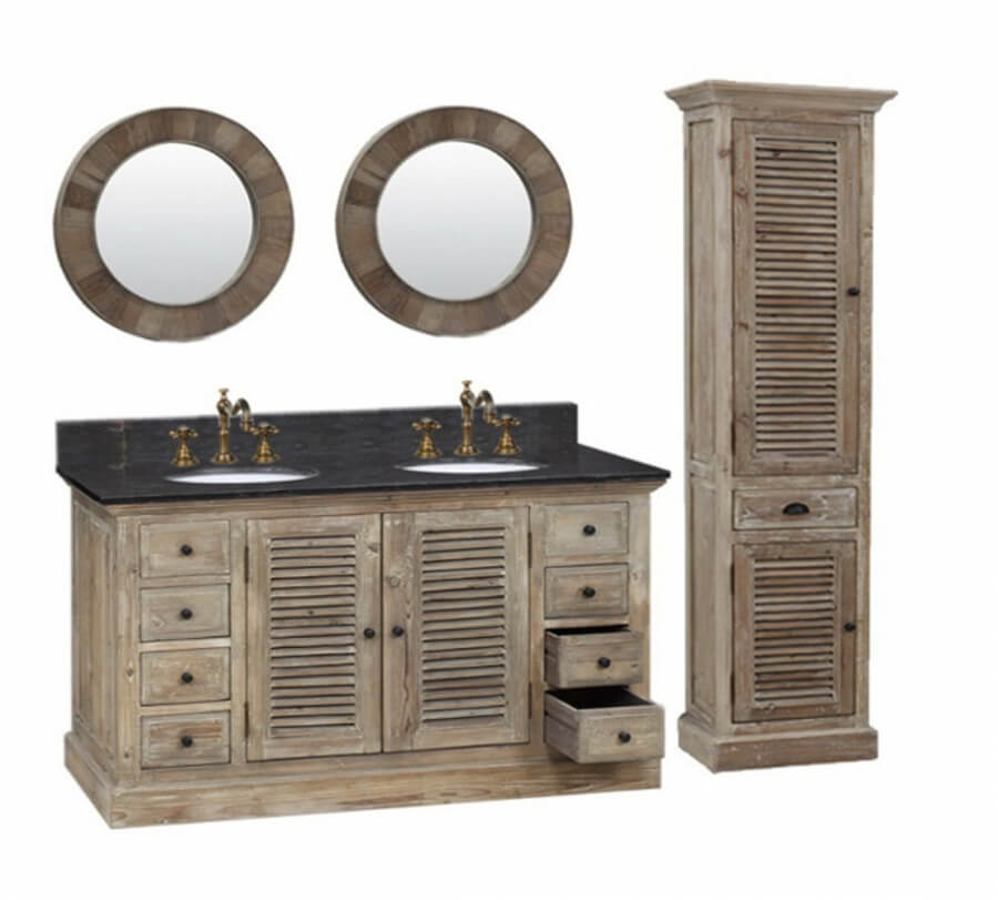 Trending 60 Inch Bathroom Vanities Unique Vanities   WK1960 Size0 